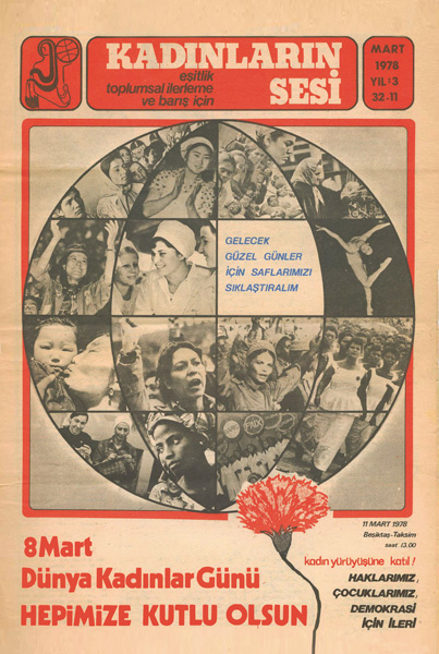 Kadınların Sesi dergisi Mart 1978 kapağı